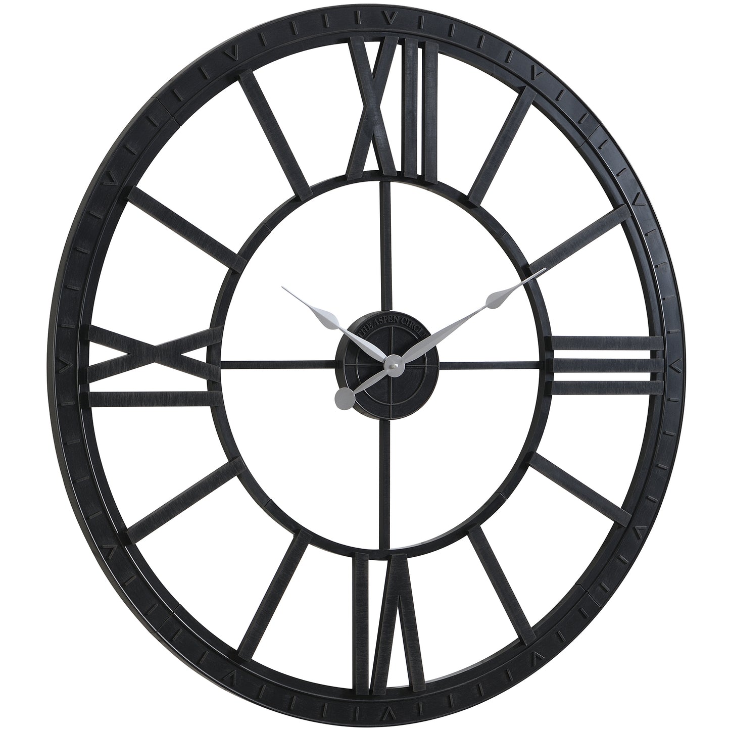 Grant DIY Wall Clock, Black Oversized 40 Inch
