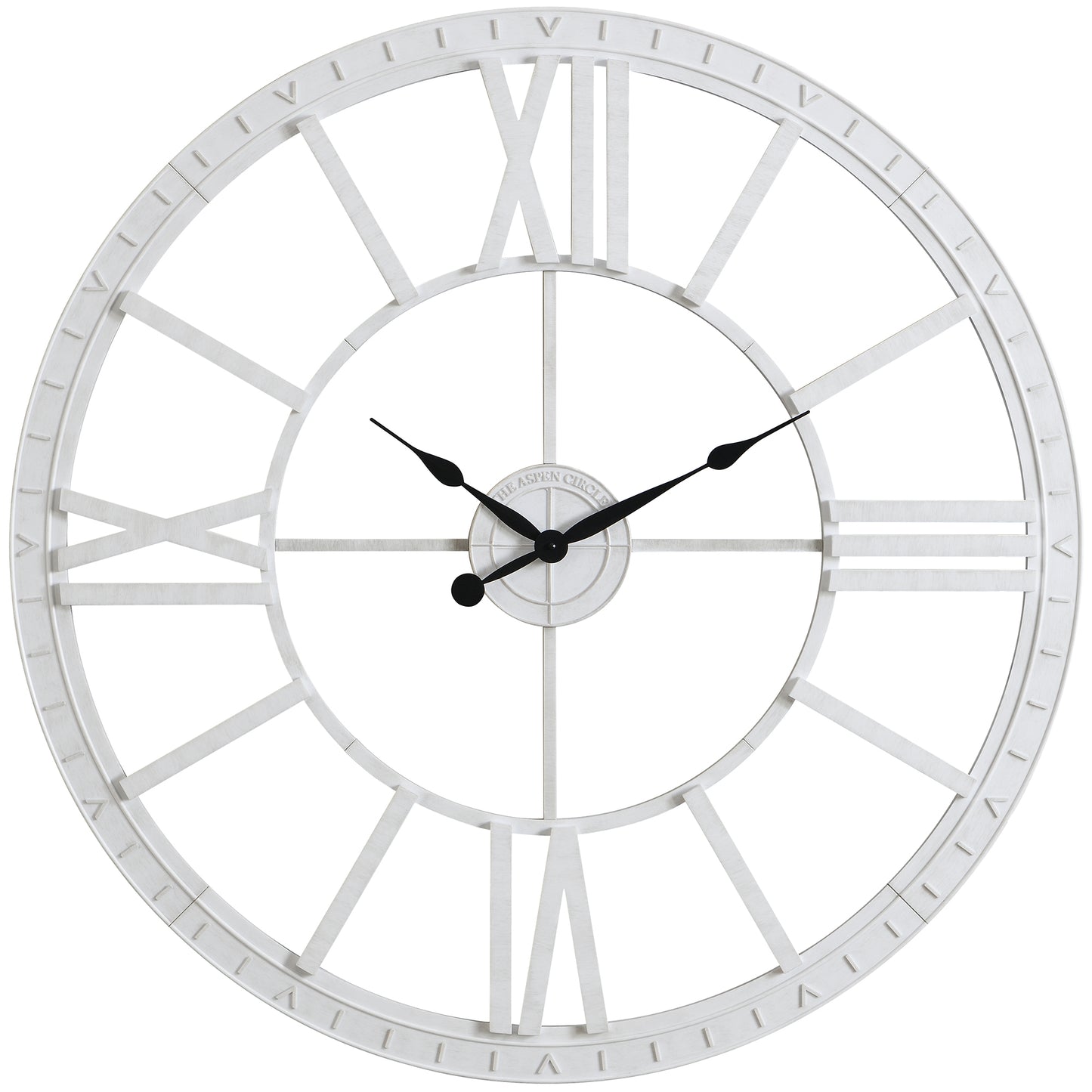 Grant DIY Wall Clock, White Oversized 40 Inch