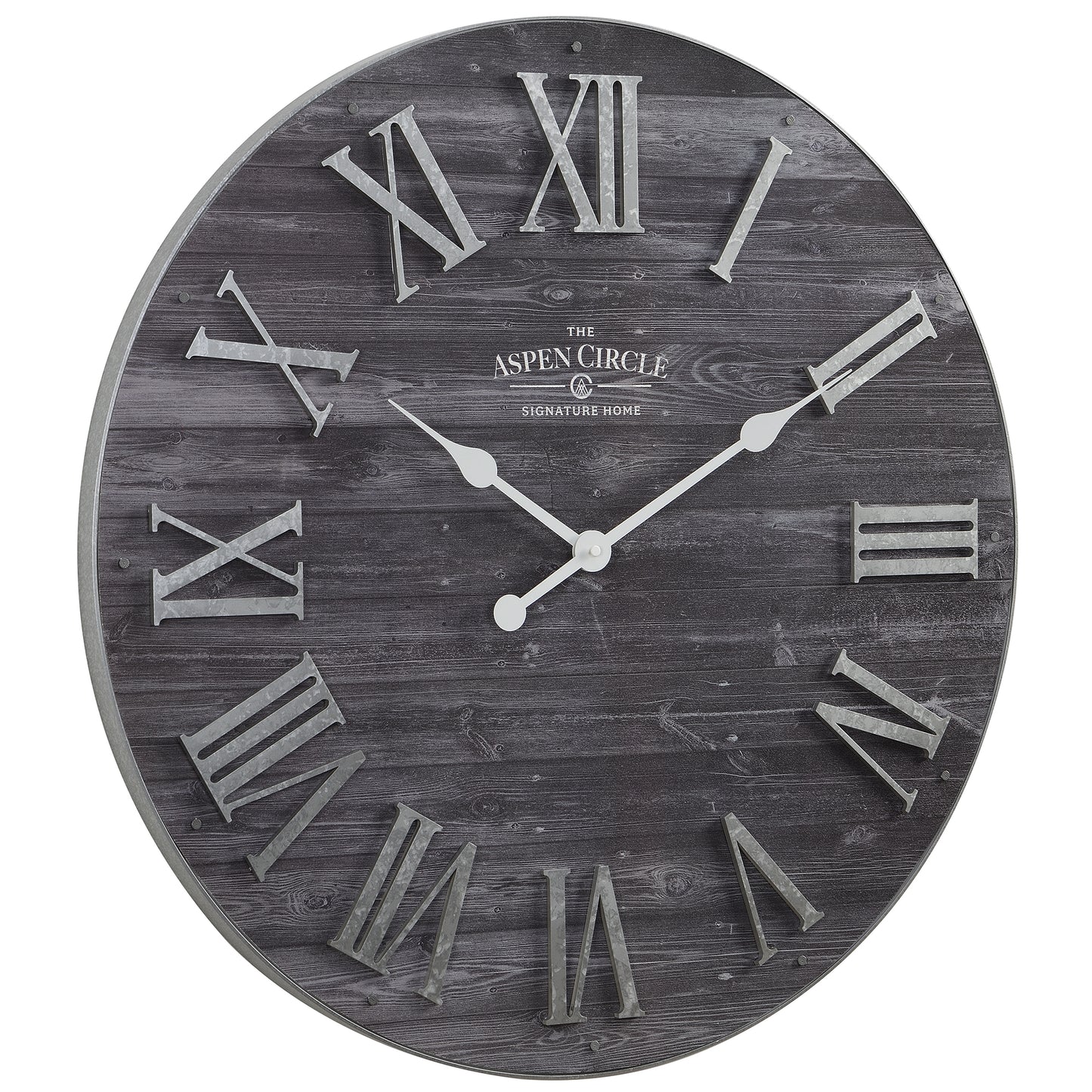 Oliver Wall Clock, Black Oversized 27 Inch