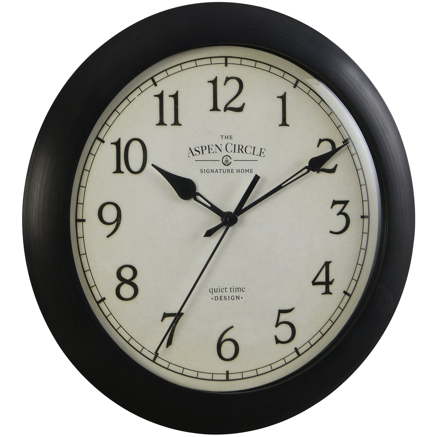 Cade Silent Wall Clock, Bronze 11 Inch