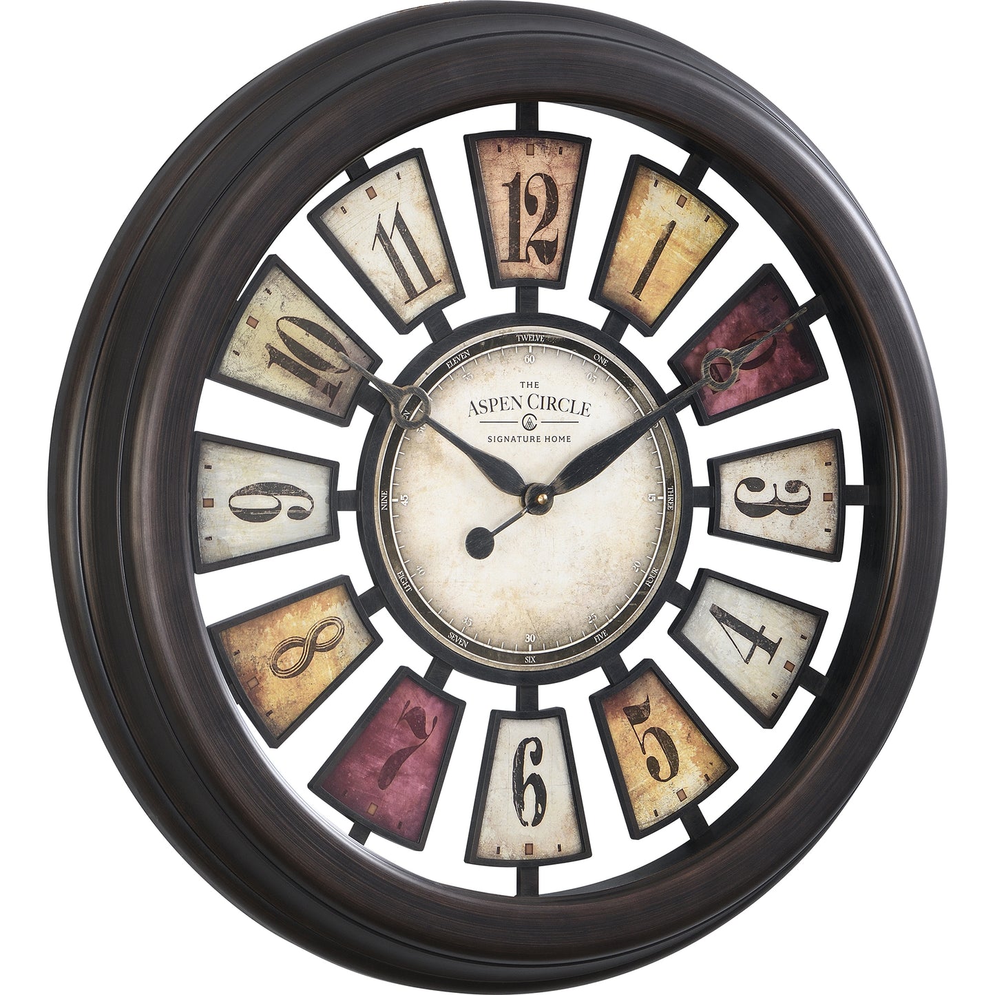 Remy Wall Clock, Bronze 22.5 Inch